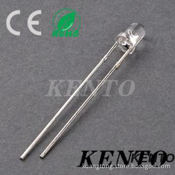 Pure bright Water Clear Through Hole Long legs Red LED emitting Diode